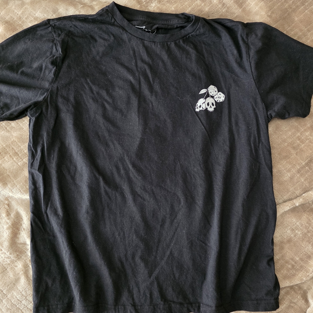 Black Skull Graphic Men's T-Shirt